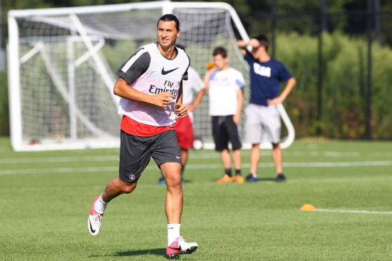 Ibra: il primo giorno al Psg, le foto preview