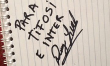 E subito una dedica per i tifosi nerazzurri preview