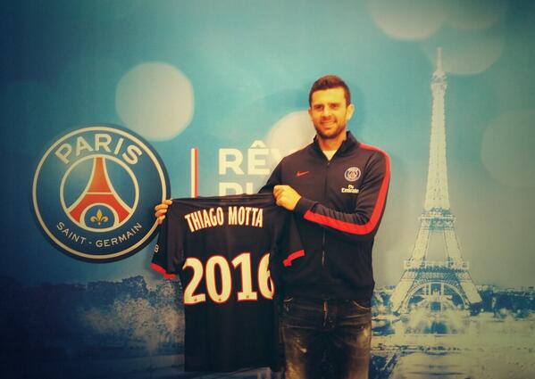 Ufficiale: Thiago Motta-Psg insieme fino al 2016 preview