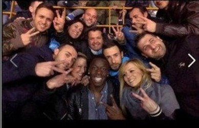 Napoli: Aly Cissokho ieri al San Paolo, ecco la foto preview