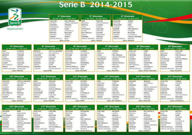 Serie B, ecco il calendario completo della stagione 2014/2015 article-post