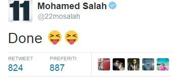 Salah e il tweet sibillino: “Fatto” preview