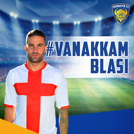 Ufficiale: Blasi vola in India, al Chennaiyin preview