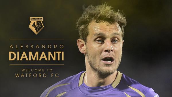 Ufficiale: Diamanti riparte dal Watford preview
