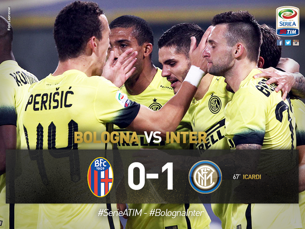 Serie A: un gol di Icardi rilancia l’Inter, Bologna ko preview