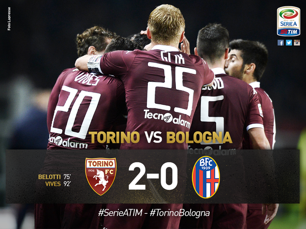 Belotti e Vives regalano i tre punti al Toro, Bologna ko preview
