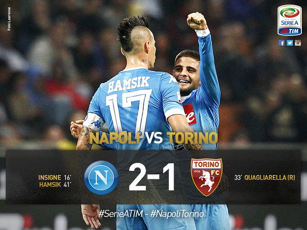Serie A: Napoli-Torino 2-1, Insigne show article-post