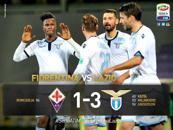 Serie A, la Lazio espugna il Franchi: viola ko 3-1 preview