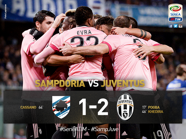La Juve suona la nona: 2-1 alla Samp, Inter agganciata preview