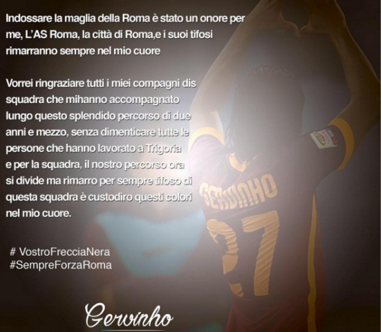 Gervinho saluta la Roma: “Rimarrò per sempre un vostro tifoso” preview