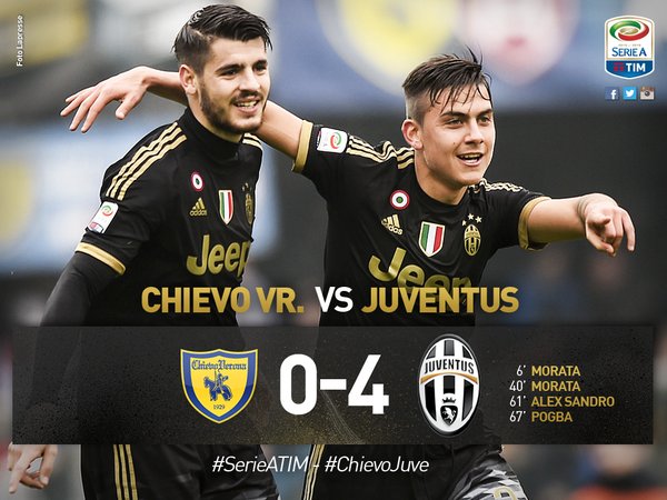 Serie A: la Juve non perdona, ne fa 4 al Chievo preview