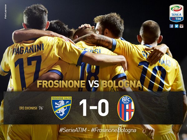 Serie A: Frosinone-Bologna 1-0, decide Dionisi preview