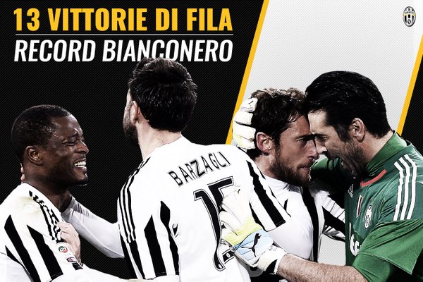 La Juve fa 13. E Allegri batte il record di Conte preview