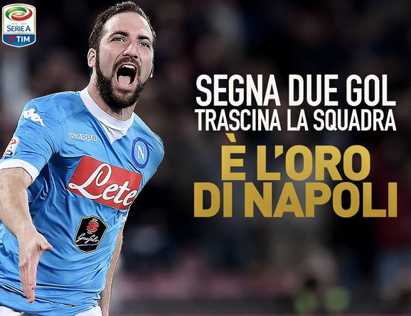 Higuain, che numeri: più gol di tutto l’attacco della Roma preview