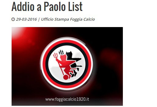 La SLA uccide ancora: morto Paolo List, terzino del Foggia di Zeman preview