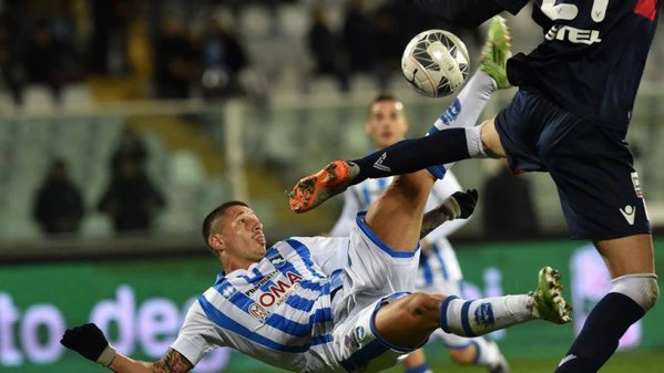 Lapadula fa 22 in rovesciata, Cesena ko: vola il Pescara preview