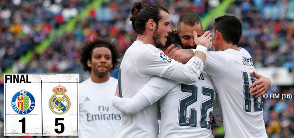 Real, messaggio al Barça: cinquina al Getafe, CR7 fa 31 preview