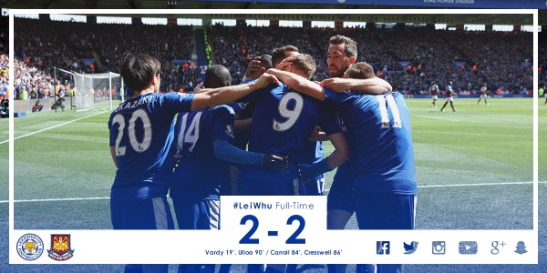 Cuore Leicester: Ulloa agguanta il West Ham al 94′ preview