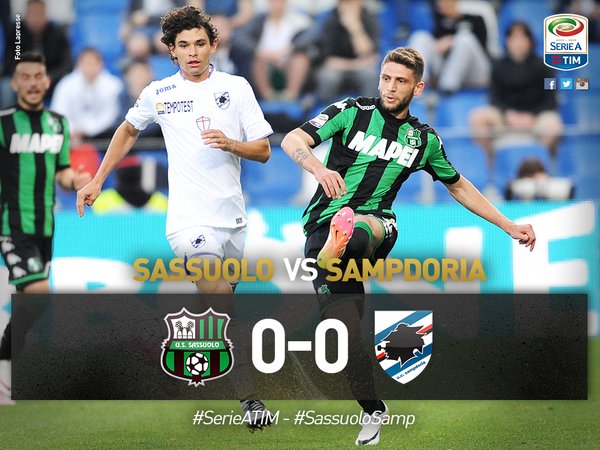 Sassuolo-Samp, è 0-0. Viviano para un rigore a Berardi article-post