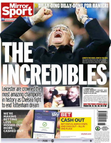 Trionfo Leicester: la rassegna stampa inglese preview