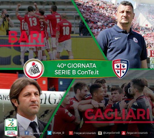 Serie B: Bari-Cagliari, formazioni ufficiali preview