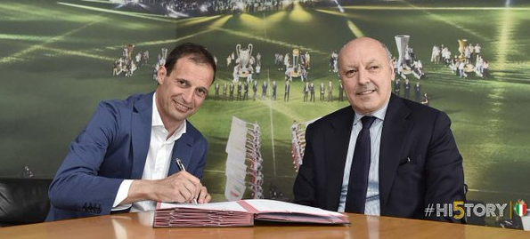 Allegri e Marotta: “Vogliamo fare una grande Champions” preview