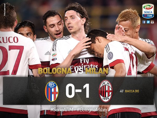 Serie A: un grigio Milan sbanca Bologna, decide Bacca article-post