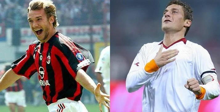 L’album dei ricordi: Milan-Roma, da Sheva a Totti preview