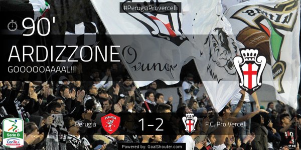 Serie B: Pro Vercelli, blitz salvezza a Perugia preview