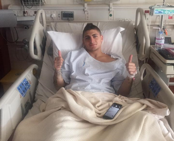 Verratti rassicura tutti: “Intervento perfettamente riuscito” preview