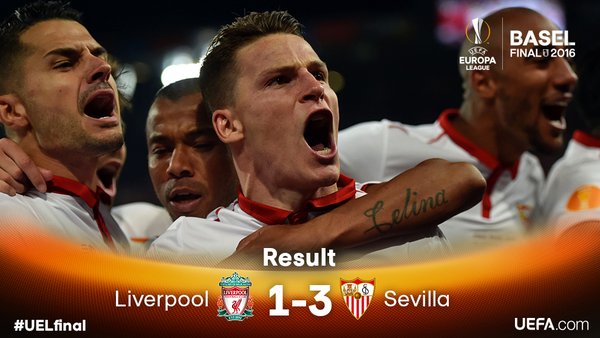 Europa League: Siviglia nella storia, terzo trionfo di fila! preview