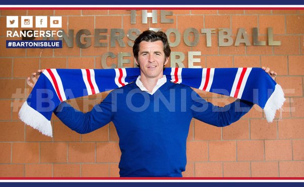 Ufficiale: Joey Barton firma con i Glasgow Rangers preview