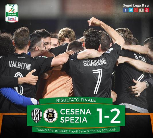 Playoff Serie B: lo Spezia sbanca il Manuzzi e fa fuori il Cesena preview