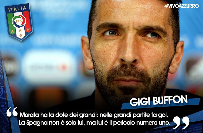 Buffon: “Si vive per queste gare. Morata? Nemmeno lui sa quanto è forte” article-post