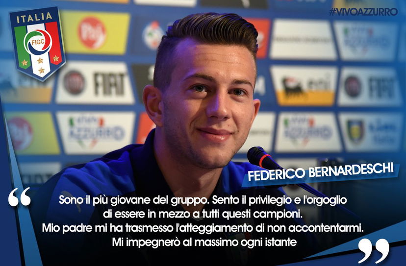 Bernardeschi: “La Nazionale è un sogno. Felice per Corvino” preview