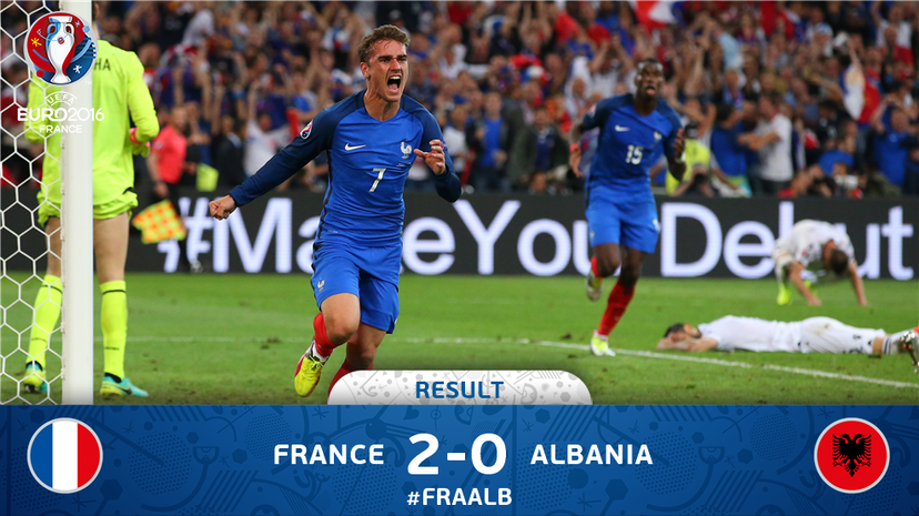 Griezmann-Payet, Albania ko: la Francia vola agli ottavi preview