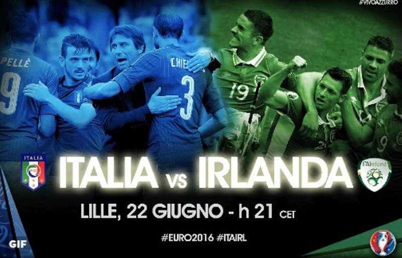 Euro 2016: Italia-Irlanda, le formazioni ufficiali preview