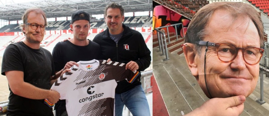 St. Pauli: l’allenatore non c’è, a presentare il nuovo acquisto va…la sua maschera article-post