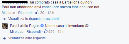 Pogba: “Una casa a Barcellona? Invenzioni” preview