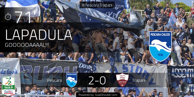 Playoff Serie B, finale d’andata: Benali più Lapadula, Pescara-Trapani 2-0 preview