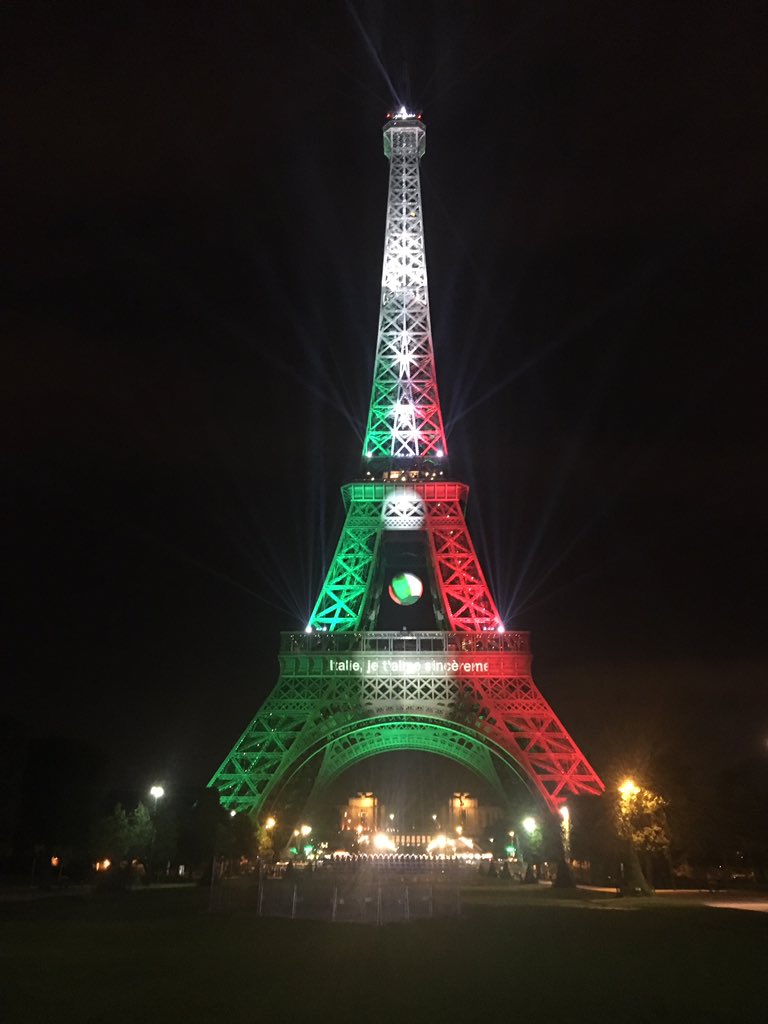 EuroItalia: la Tour Eiffel si tinge di verde, bianco e rosso: ecco la foto preview