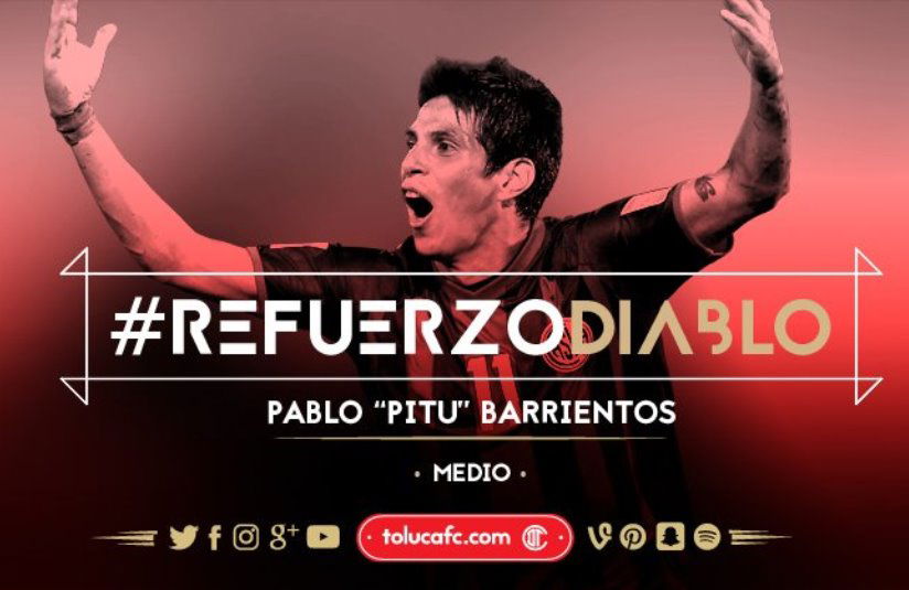 Ufficiale: l’ex Catania Barrientos riparte dal Toluca preview