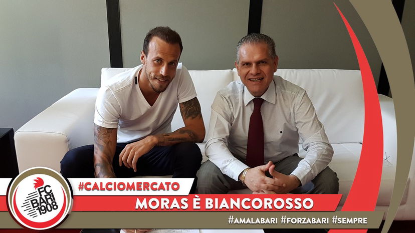 Ufficiale: Moras è un nuovo giocatore del Bari preview
