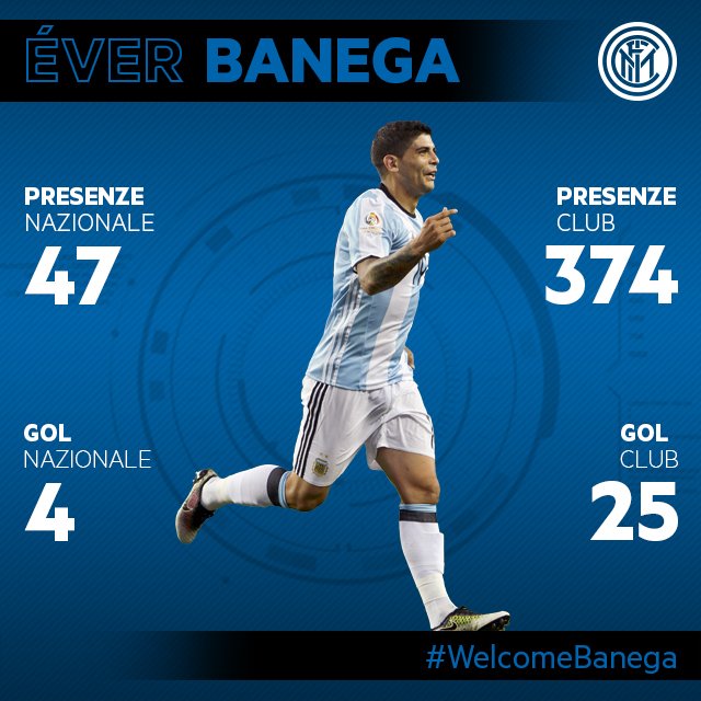 Ufficiale: Banega è un nuovo giocatore dell’Inter preview
