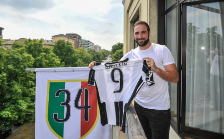 Higuain maglia numero 9 Juventus Twitter
