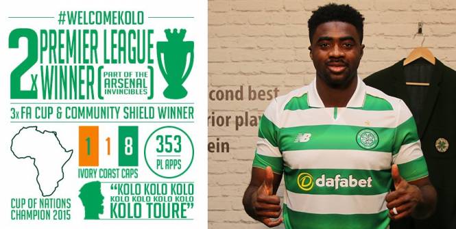 Ufficiale: Celtic, ecco Kolo Toure preview