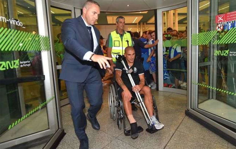 Porto: Maxi Pereira sotto i ferri dopo il brutto fallo di De Rossi preview