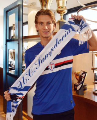 Maglia Home Sampdoria DENNIS PRAET Maglia Home Sampdoria DENNIS PRAET