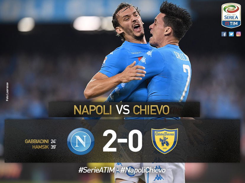 Gabbiadini si sblocca, il “centenario” Hamsik mette il timbro: Napoli-Chievo 2-0 preview