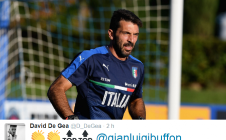 buffon-de-gea-tweet-foto-nazionale-twitter